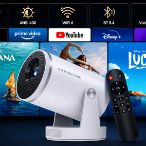Magcubic HY320Pro Full HD Projector Android 14 Native 1080P Beam Auto focus portable Home Cinema Voice control HY300 Pro Upgrade