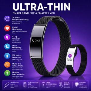Ultra Thin Smart Bracelet