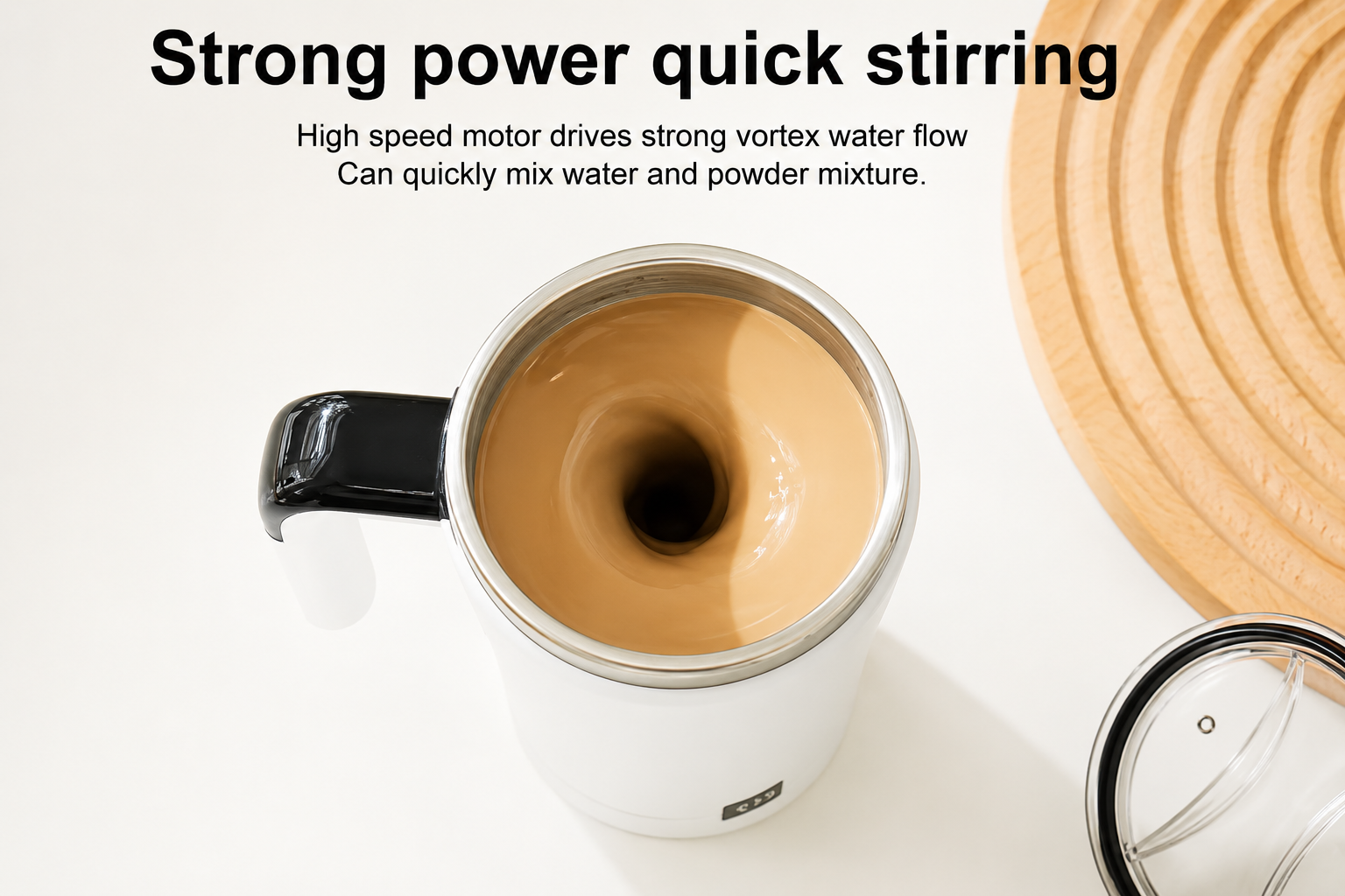 Automatic Coffee Stirring Cup Magnetic Tumbler Rotating Stirring Cup Electric Portable Coffee Cup Kitchen Accessories - Image 3